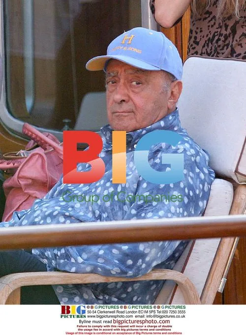 Mohamed Al Fayed on Yacht in Saint Tropez