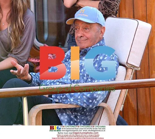 Mohamed Al Fayed and Two Women on Yacht