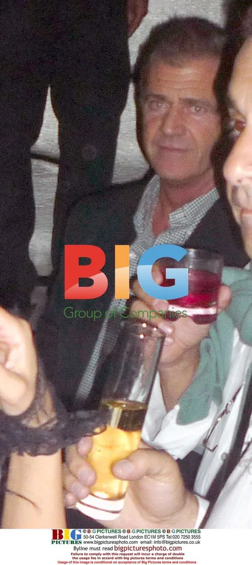 Mel Gibson out partying in Hollywood