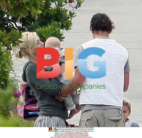 Gwen Stefani and Family Playing