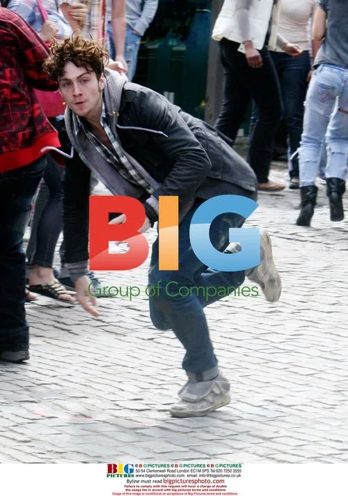 Actor Aaron Johnson Filming "CHATROOM"