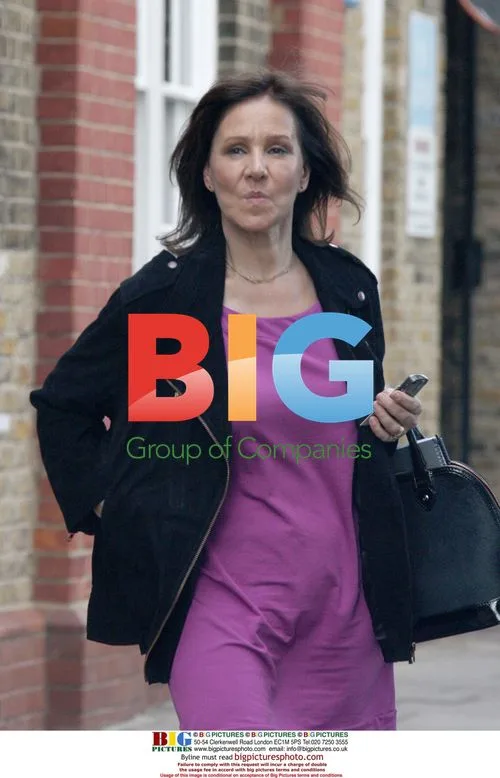 Arlene Phillips visits agent in West London