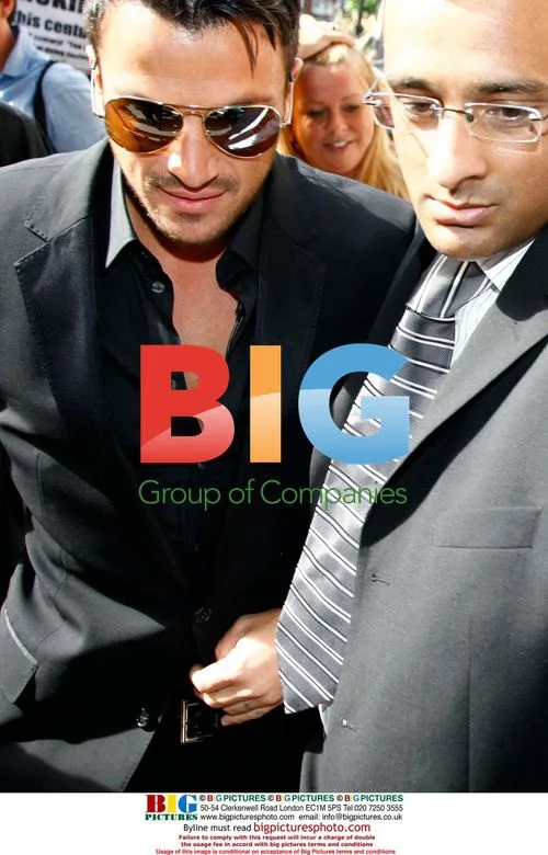 Singer Peter Andre at High Court in London