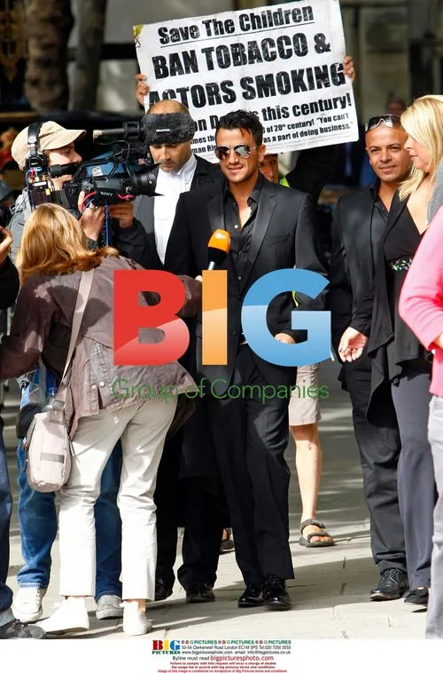 Peter Andre at London's High Court