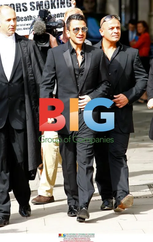 Peter Andre at High Court, London