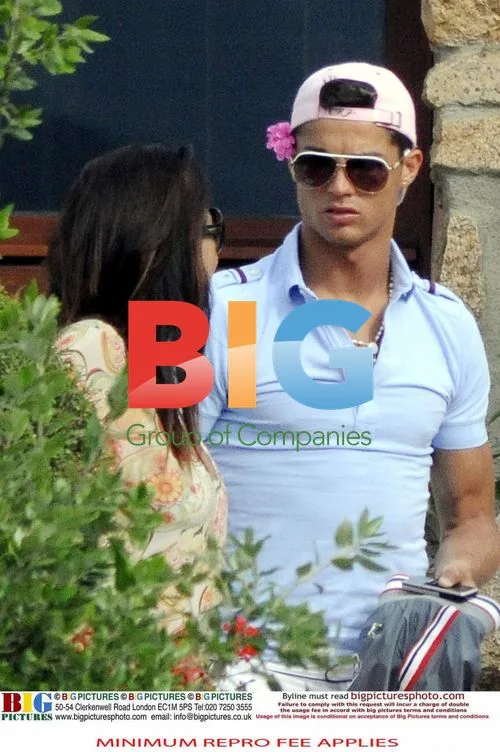Cristiano Ronaldo on holiday in Italy