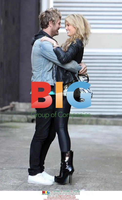 Delta Goodrum and Brian McFadden caught kissing