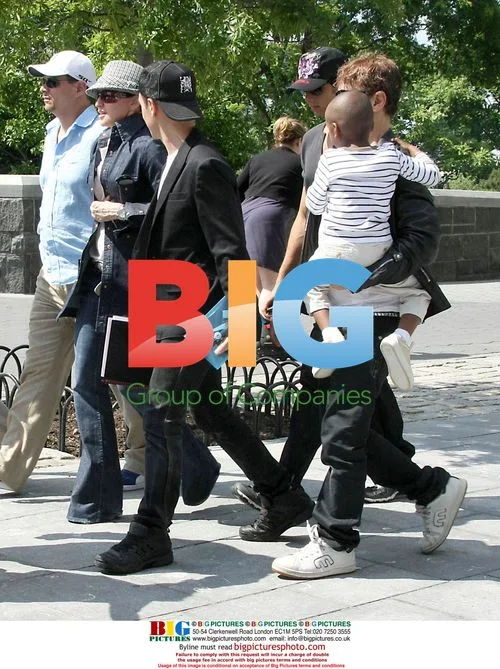 Madonna and sons at NYC Polo Classic