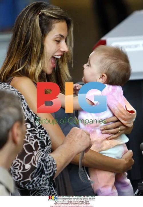 Alessandra Ambrosio and family at LAX