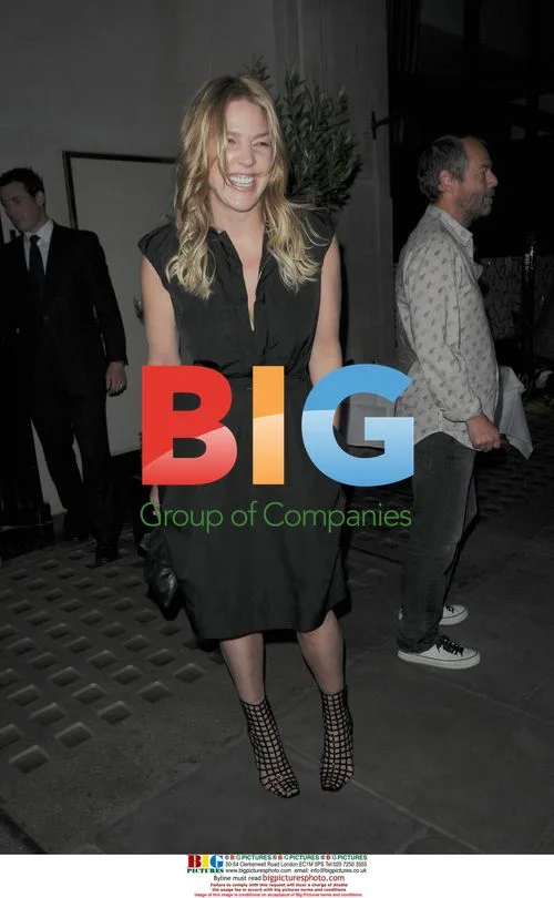 Diana Krall leaving Scott's restaurant in London