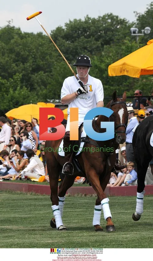 HRH Prince Harry at Veuve Clicquot Polo Classic
