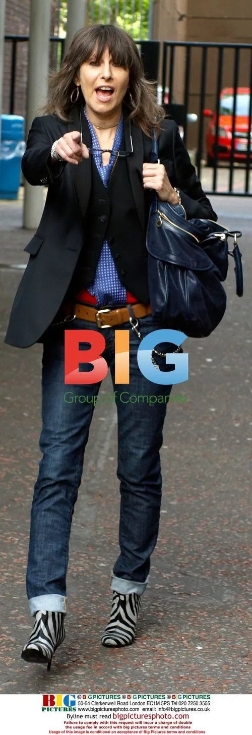 Chrissie Hynde Spotted Outside GMTV Studios