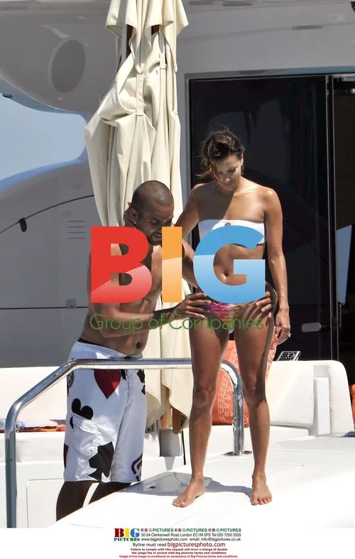 Eva Longoria and Tony Parker on yacht in France