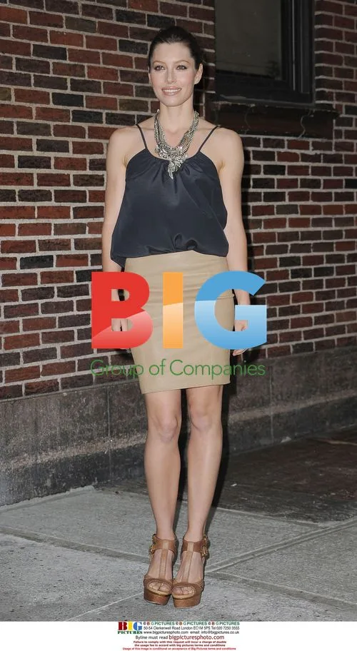 Jessica Biel on 'Late Show'