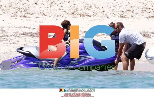 Eva Longoria and Tony Parker Jet Skiing