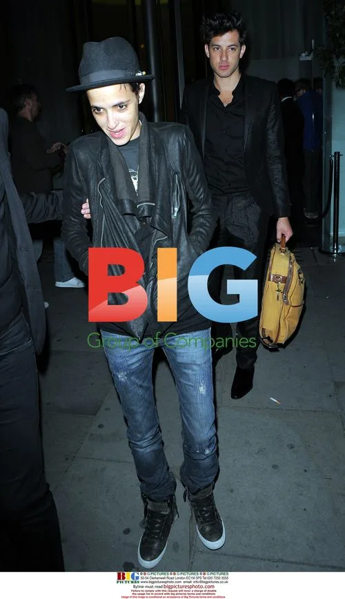 Samantha and Mark Ronson Leaving Bungalow 8