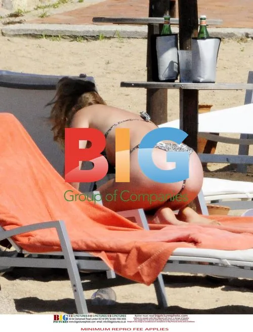 Rod Stewart and Family Holiday in Italy