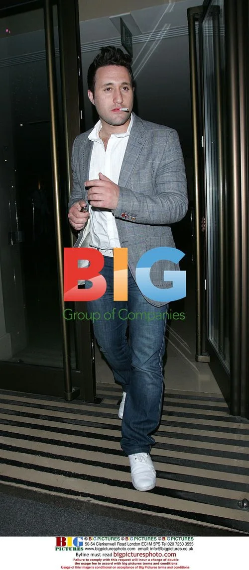 Anthony De Costa from BLUE arrives at Summer Time Ball