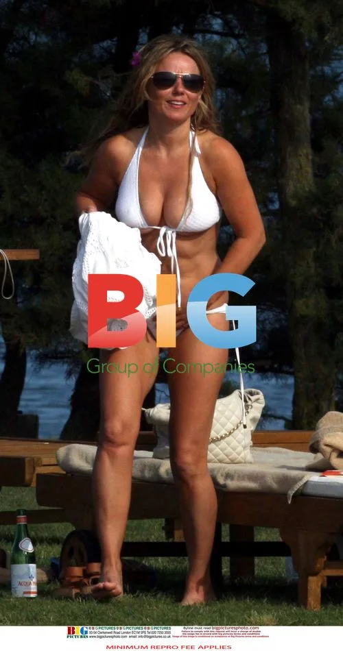Geri Halliwell and boyfriend on Italian holiday