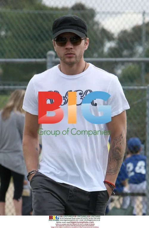 Ryan Phillipe and Abbie Cornish at Baseball Game