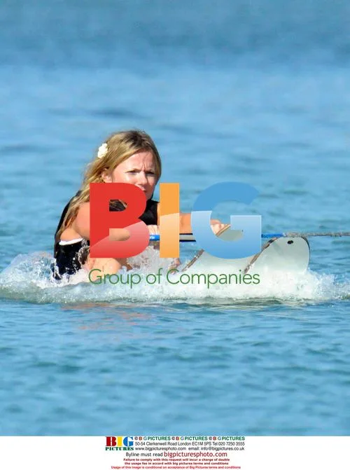 Geri Halliwell and boyfriend enjoy waterskiing in Italy