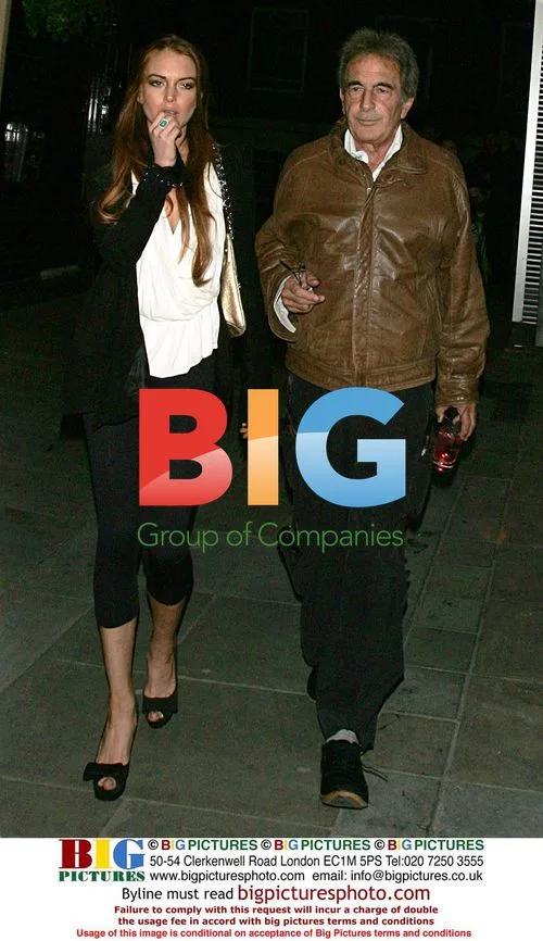 Lindsay Lohan meets designer Emanuel Ungaro