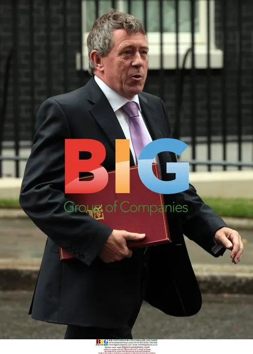 UK Minister John Denham leaves 10 Downing St