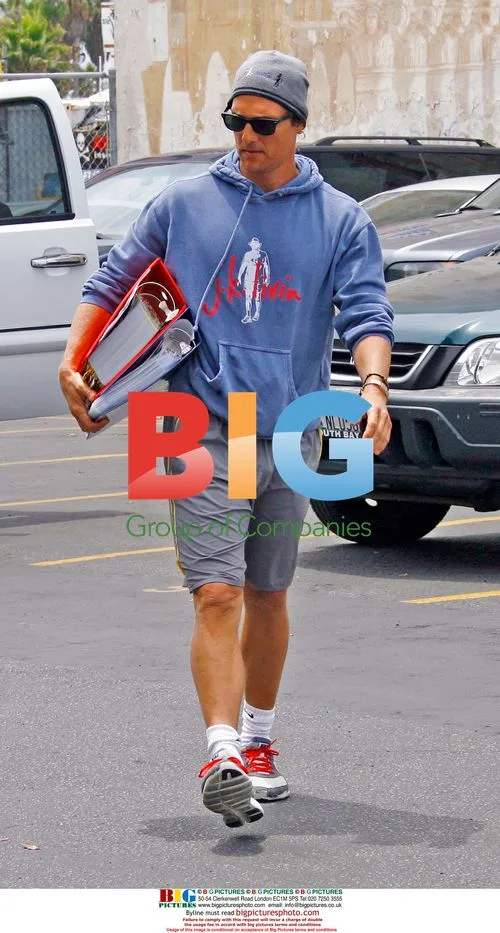 Matthew McConaughey leaves production office