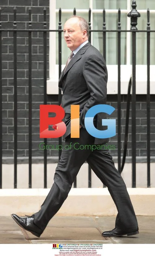 Shaun Woodward Arrives at 10 Downing Street