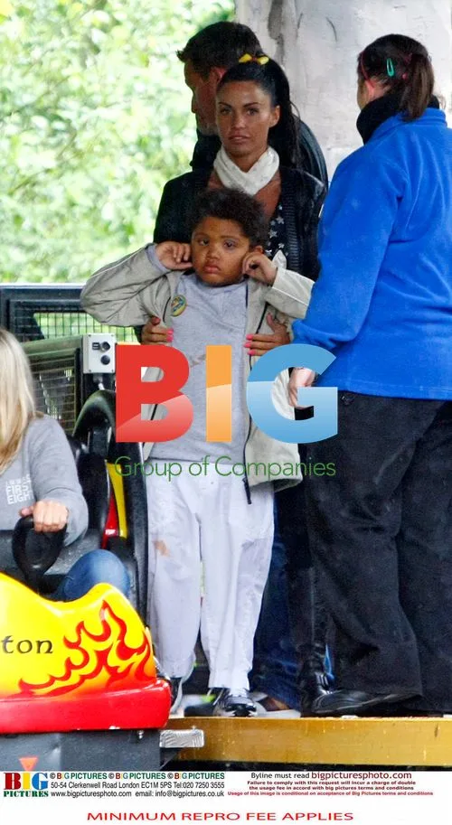 Katie Price and Kids at Chessington