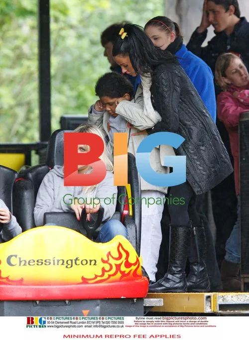 Katie Price and Kids at Chessington