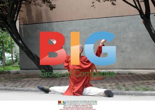 Elderly man doing Gongfu in China