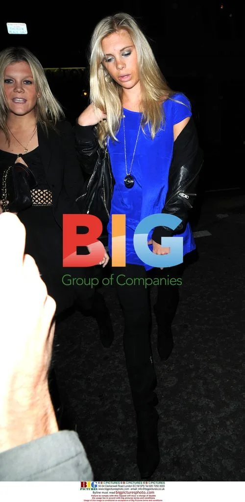 Chelsea Davy Outside London Nightclub