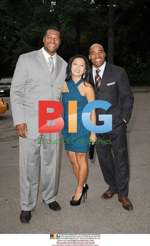 Michael Strahan and Tiki Barber at Fresh Air Fund Event