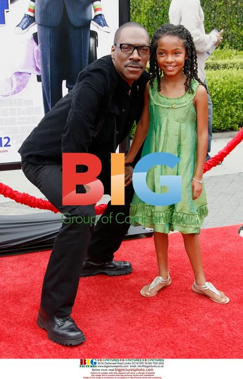 Eddie Murphy and Yara Shahidi at "Imagine That" Premiere