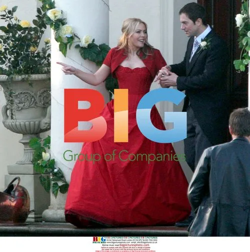 Patsy Kensit films Holby City wedding scene