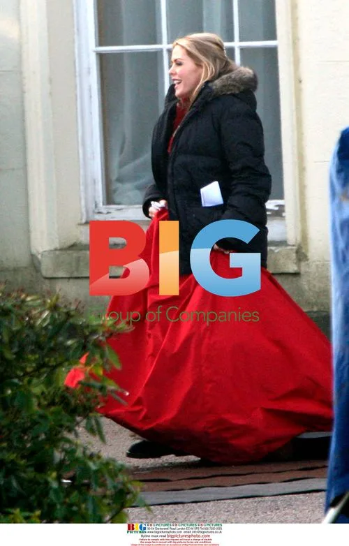 Patsy Kensit Filming Holby City Wedding Scene