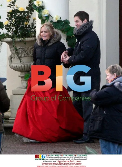 Patsy Kensit Filming Holby City Wedding Scene