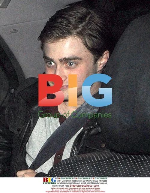Daniel Radcliffe leaving the Ivy Club