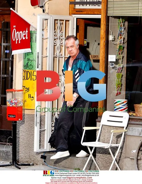 Tony Sirico films commercial in Sweden