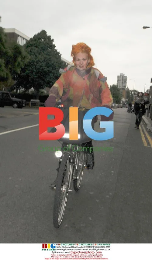 Vivien Westwood on Bike, London