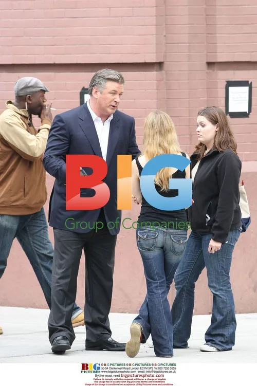 Alec Baldwin on set of Nancy Meyers project