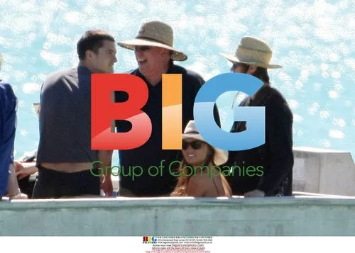 Orlando Bloom with Miranda Kerr in Broome