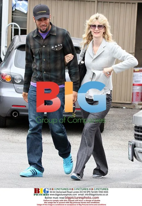 Laura Dern and Ben Harper after lunch