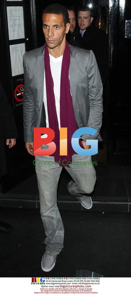 Rio Ferdinand and Frank Lampard night out