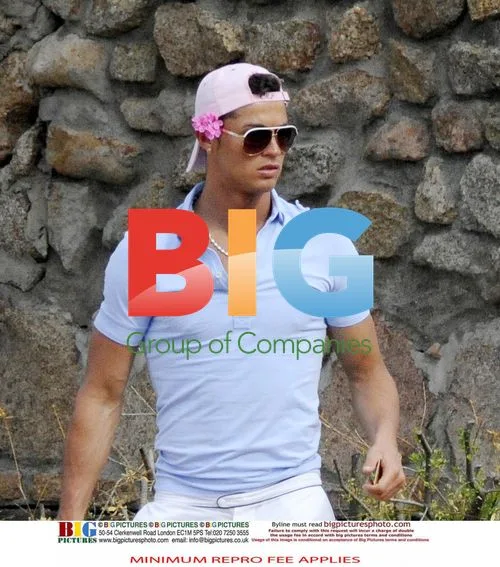 Cristiano Ronaldo on holiday in Italy