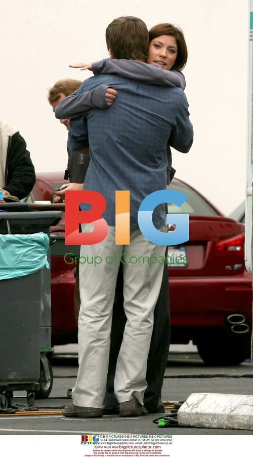 Stars on set of 'Dexter' in LA