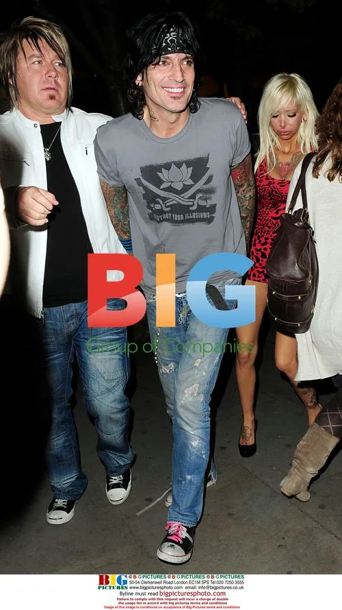 Tommy Lee Arrives at Bungalow 8, London
