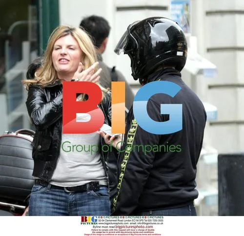 Susannah Constantine with Virgin motorcycle buddies