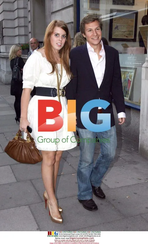 Princess Beatrice and Dave Clark arrive for fundraiser